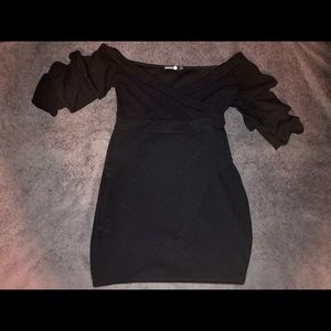 Mini black dress